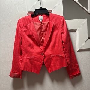 Halogen Vibrant Red Blazer